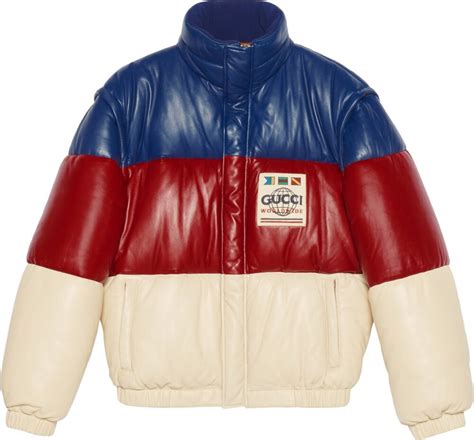 gucci blue red white coat|Gucci jacket kevin hart.